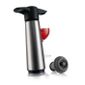 POMPE CONSERVATION VIN  Coffret pompe rvs + 2 bouchons + 2 anti gouttes