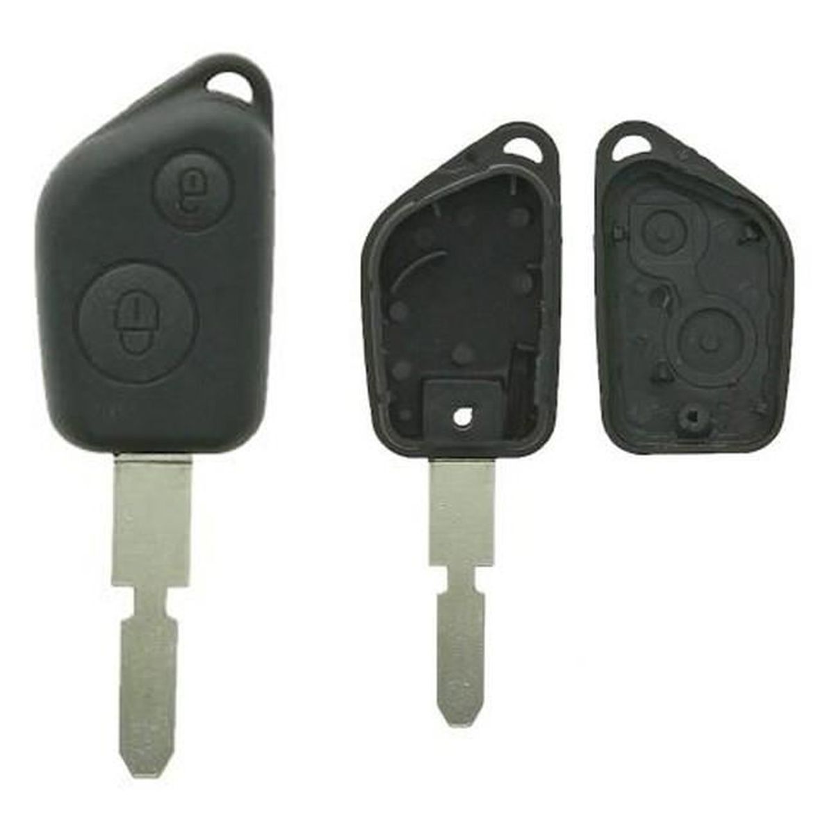 Kit Chiave Telecomando Per Peugeot 106 206 306 405 406 - Scocca E Lama Di Ricambio, Senza Elettronica - Foto 12