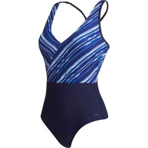 ELLESSE Maillot 1 Pi?ce Femme Caro - Bleu