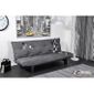  Banquette lit CLARA grise + Matelas Futon GRAFY…