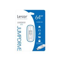 CLE USB LEXAR Cle USB JumpDrive S70 - 64 Go - blanc
