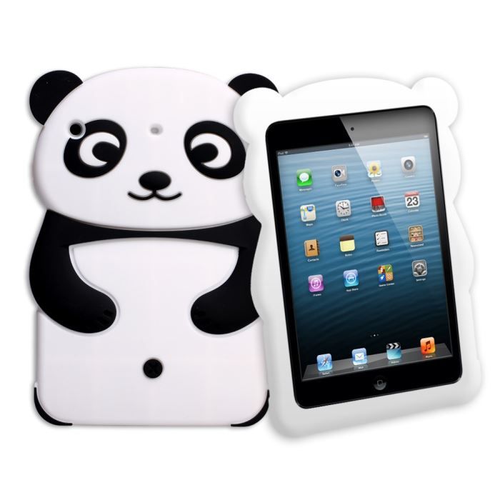 Coque silicone Panda pour iPad Mini Prix pas cher Cdiscount