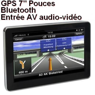 GPS Bluetooth Main libre 7 pouce Système vocal FM Achat / Vente gps