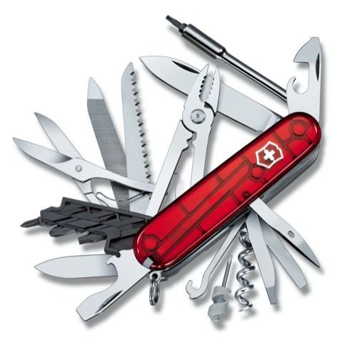 Couteau Suisse de Poche - Victorinox Cyber Tool 41 - 1.7775.T - Rouge ...