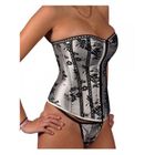  Corset Taida en satin brodé 'P't…