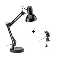 LAMPE A POSER  TECHNO Lampe de bureau articulée en métal noir