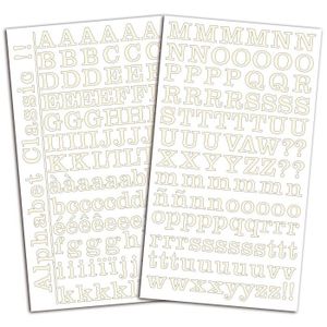 TOGA Set de 2 planches de stickers alphabet - ivoire