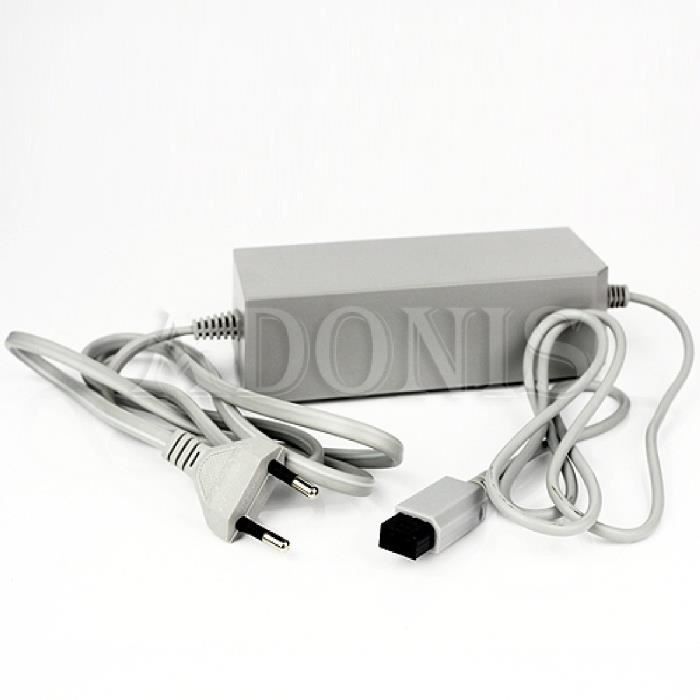 Cordon adaptateur Wii Puissance EU Plug Câble d'alimentation pour