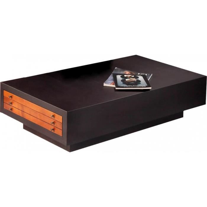 عکس+های+از+جن Table basse wengé rectangulaire 2 tiroirs - Achat / Vente table basse ...