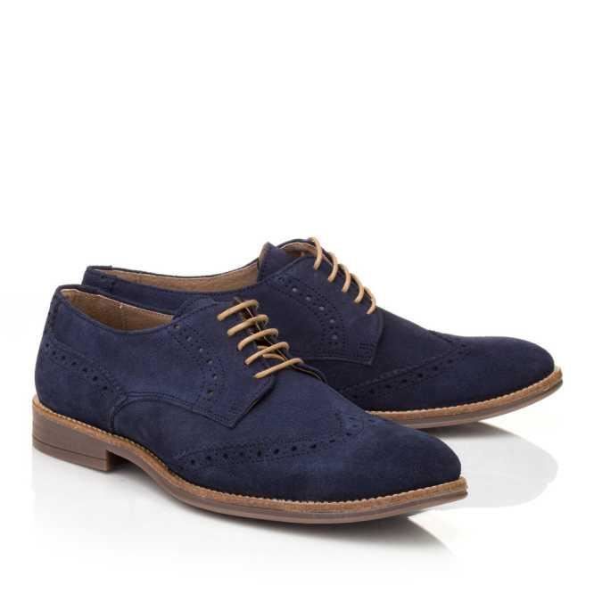 Chaussures Oxford En Cuir Homme ? Bleu marine Bleu marine Achat