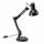 LAMPE A POSER  TECHNO Lampe de bureau articulée en métal noir