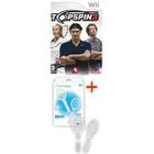 MANETTE WII TOP SPIN 3 + PACK DEUX RAQUETTES BLANCHES