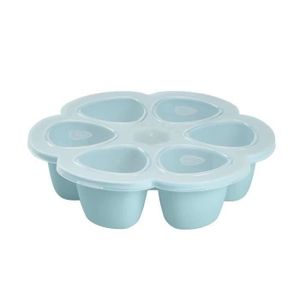 BEABA Multiportions silicone 6 x 90 ml blue