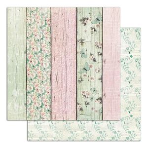 TOGA Lot de 6 papiers recto verso 30x30 - shabby love