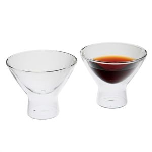COUPELLE - COUPE A GLACE  Lot de 2 coupes double paroi 200 ml