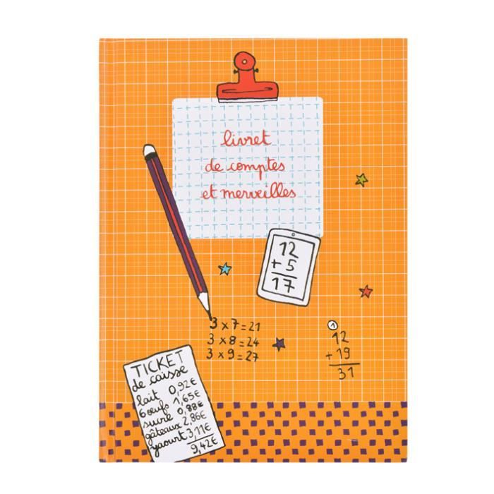 Carnet Vierge Livret De Comptes Et Merveilles  80 Pages Cahier