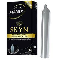 PRESERVATIF  MANIX Préservatifs Skyn x12