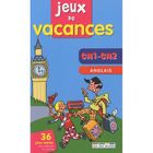 SCOLAIRE - ETUDIANT Jeux de vacances ; anglais ; CM1-CM2