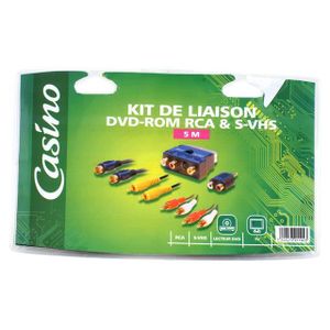 CASINO Kit liaison dvd rca / s-vhs 5m