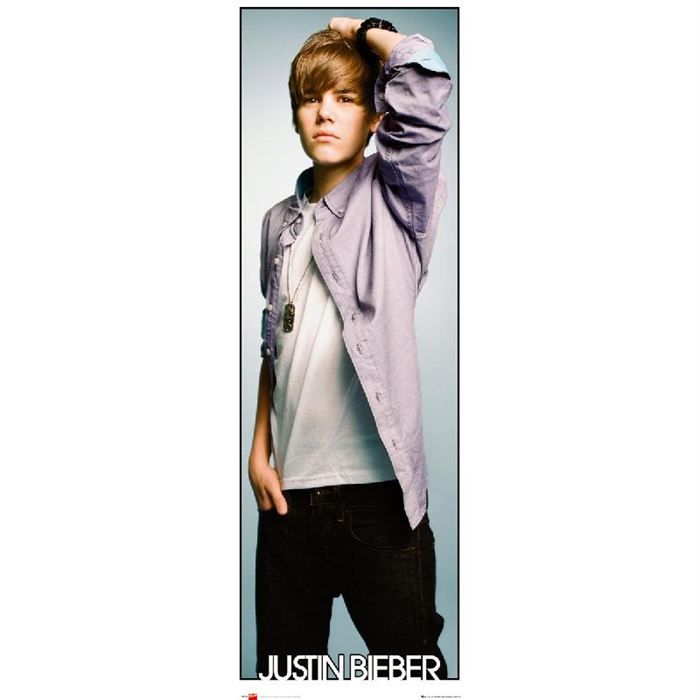 Justin Bieber, (Dimension  Porte 53 x 158cm)… Voir la présentation