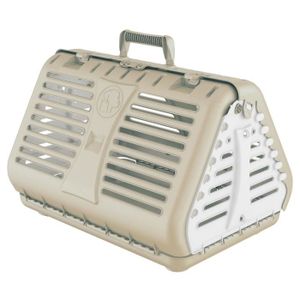 M-PETS Caisse de transport pliable - Cappuccino - Pour chat et petit chien