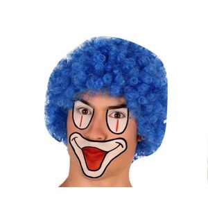 ATOSA Perruque Clown Bleu