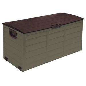 Coffre jardin Trinidad - 114 x 51 x 56 cm - Moka