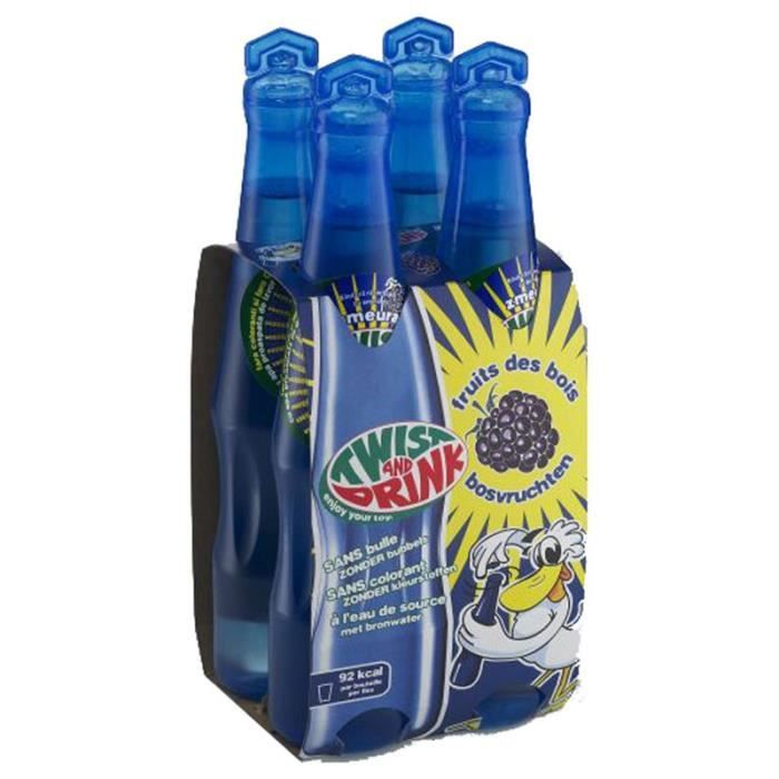 Twist & Drink Fruits des Bois 25cl (pack de 4). Achat / Vente eau