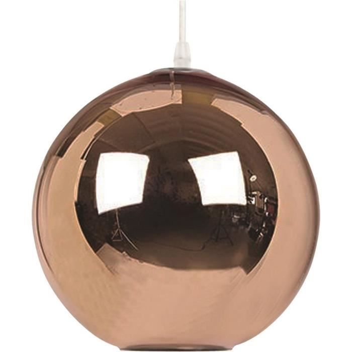 lampe suspension cuivre globe small 25cm muno cuivre Achat