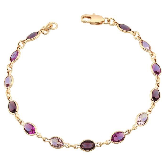 Bracelet Plaqué or Pierre de synthèse Orleo Achat / Vente bracelet