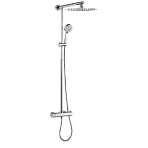 ESSEBAGNO Colonne de douche chromée Leona avec mitigeur thermostatique