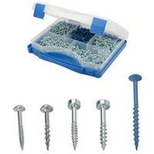 Coffret de vis pour trous borgnes, 675 pcs