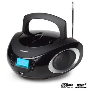 AUDIOSONIC CD-1594 Radio stéréo CD / MP3 / USB Noire