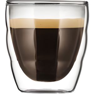 BODUM PILATUS Set 2 verres double paroi 0.08 l Transparent