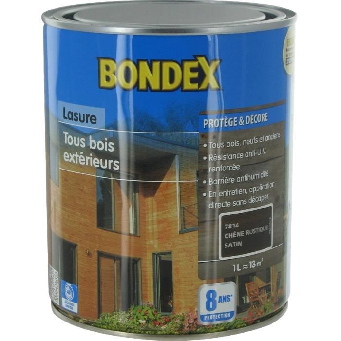 Lasure tous bois exterieurs Bondex Chêne rustique Achat / Vente