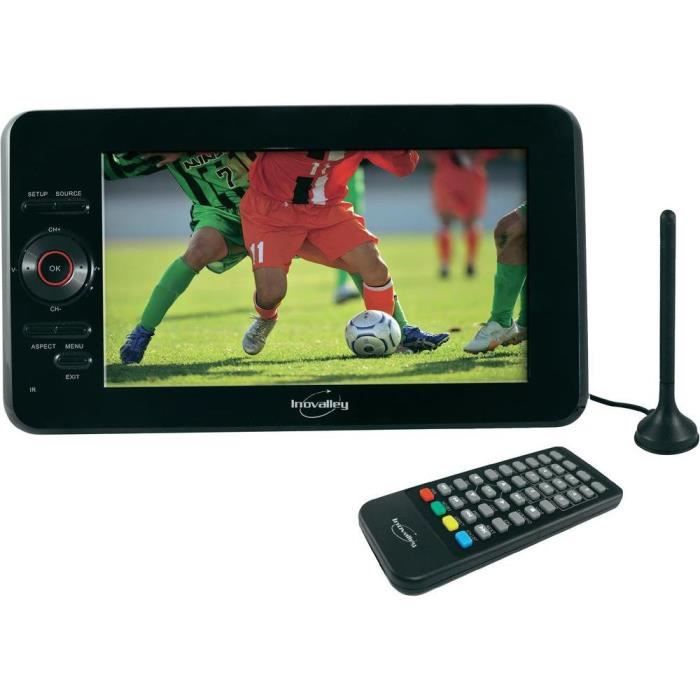 tv portable avec tuner tnt intégré (inovalley) téléviseur lcd, prix pas cher Soldes* d’été