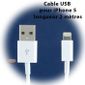 Câble - connectique Cable USB de 200 cm pour iPhone 5
