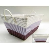 PANIER A LINGE PANIER RECTANGULAIRE EN OSIERAVEC ANSES