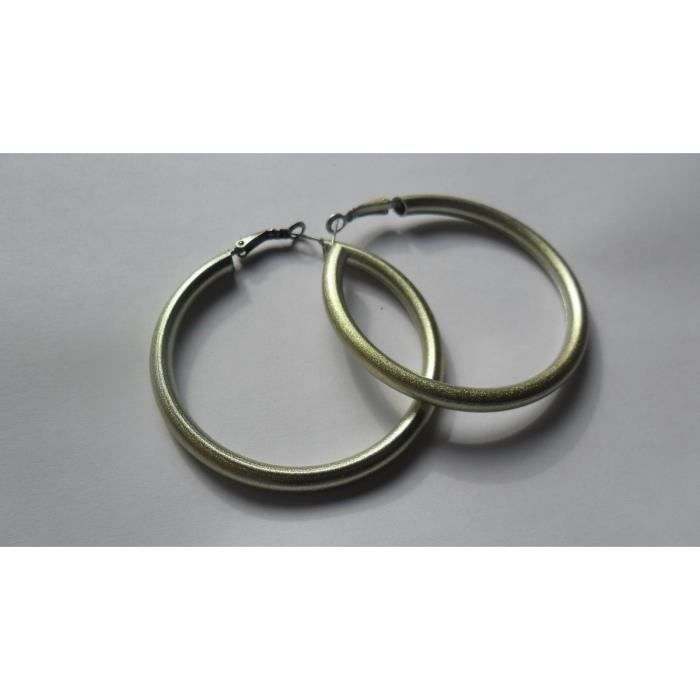 Boucle daposOreilles Anneaux en Or pas cher, Croles en Argent