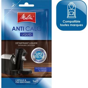 MELITTA Détartrant liquide ANTI CALC pour machines ? dosettes