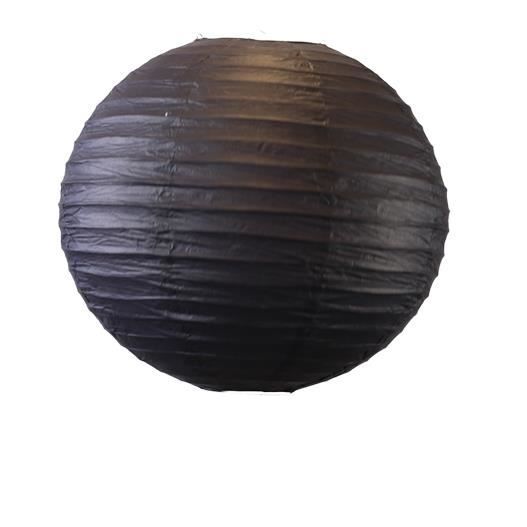 D&eacute;co Mariage F&ecirc;te Boule Papier 50 Cm Noir (Lot De 3 Pi&egrave;ces) Achat