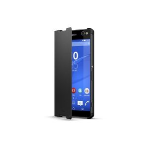 SONY Etui folio d'origine pour SONY Xperia C5 Ultra-Noir
