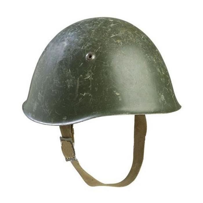 AUTHENTIQUE CASQUE MILITAIRE M33 ITALIEN ACIER VER
