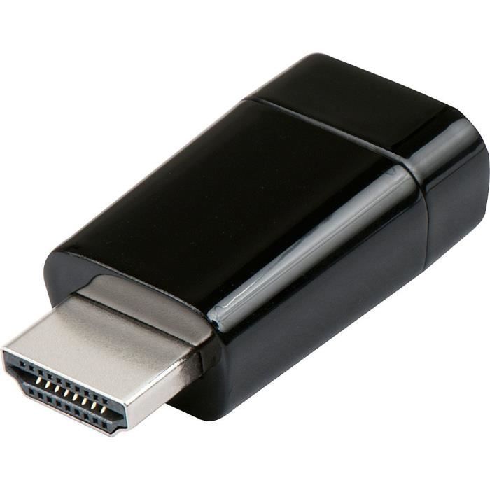 Adaptateur Dongle HDMI (type A) vers VGA Cet adaptateur HDMI vers