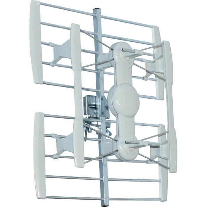 Antenne UHF panneau 3D amplifié 47dB Elap antenne, prix pas cher