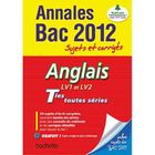 SCOLAIRE / UNIVERSITAIRES Objectif Bac; anglais ; terminales ; annales su...