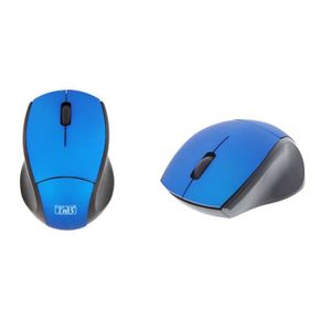 T'nB Souris optique sans fil ultra mini récepteur USB 2,4 GHz - Bleue