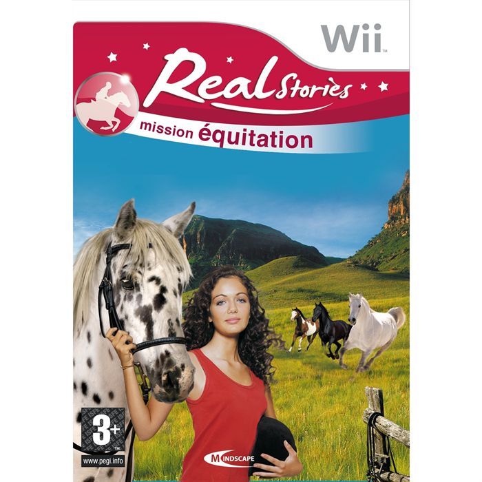 JEUX WII REAL STORIES MISSION EQUITATION / JEU CONSOLE WII