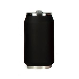 YOKO DESIGN Canette Isotherme 280 ml en Inox Noir