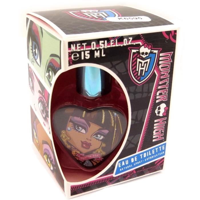 Parfum coeur "Monster High" noir rose (15ml) - Achat / Vente PARFUM ...